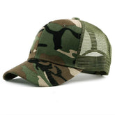 Casquette Camouflage Unique / Vert - Kaskette®