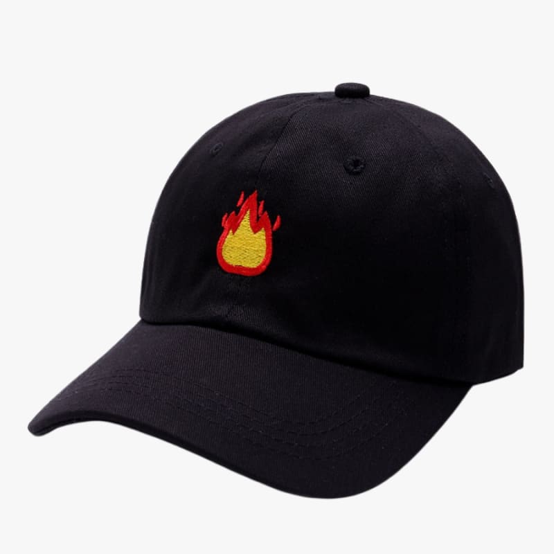 Casquette Fire Noir / Unique - Kaskette®