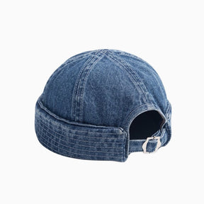 Casquette sans visière denim Bleue / Unique - Kaskette®