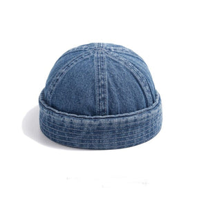 Casquette sans visière denim Bleue / Unique - Kaskette®