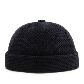 Casquette sans visière molletonnée Noire / Unique - Kaskette®