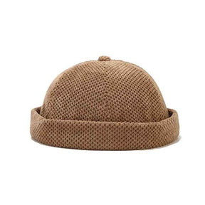 Casquette sans visière molletonnée Marron / Unique - Kaskette®