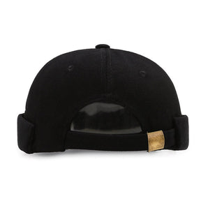 Casquette sans visière simple Noire / Unique - Kaskette®