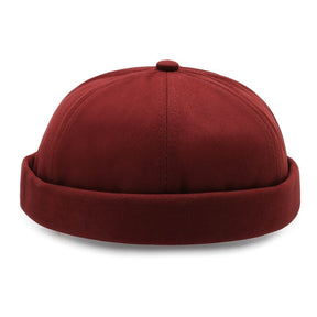 Casquette sans visière simple Rouge / Unique - Kaskette®