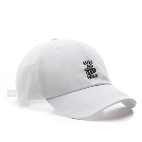 Casquette Surf Wave Blanche / Unique - Kaskette®