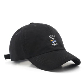 Casquette Surf Wave Noire / Unique - Kaskette®