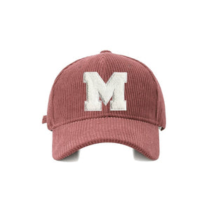 Casquette velours M Rose | Kaskette